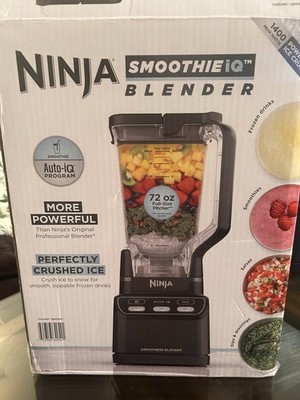 Ninja SmoothieIQ Smoothie Blender 1400W 72oz Pitcher Pulse Control Black