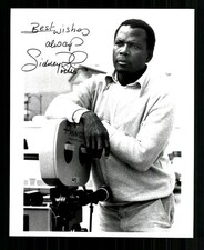 Sidney Poitier 1927-2022 aktor USA duży druk zdjęć podpisany + G 52957
