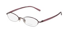 NEW VERA WANG V138 EYEGLASS FRAME METAL  PLASTIC CAT EYE HALF-RIM AY JAPAN