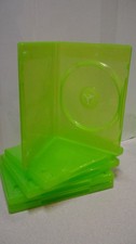 5 X XBOX 360 Replacement Game Case Shell Storage Cases Green Video Game Case
