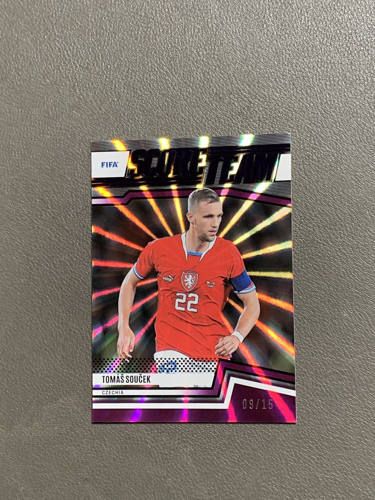 2022-23 PANINI SCORE FIFA SOCCER TOMAS SOUCEK Refractor/15