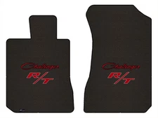 Lloyd Berber Front Mats for '11-16 Challenger w/Red on Black Challenger w/Red on