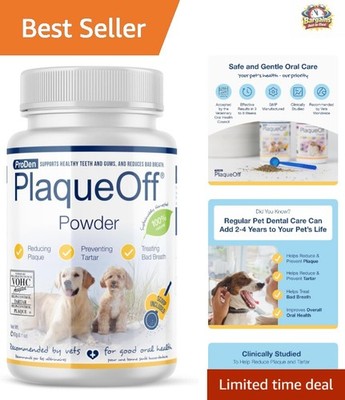 ProDen  Dental Care Powder for Dogs & Cats - 60g, Fresh Breath Formula