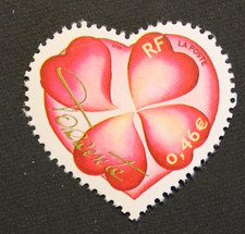 Timbre - FRANCE - Coeur de Torrente - Saint Valentin - 2003 - Neuf ** - YT3538