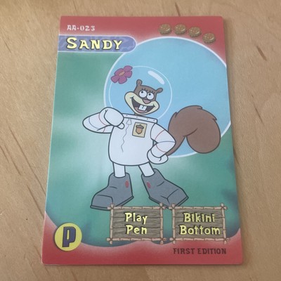 2003 UD Spongebob Squarepants Aquatic Amigos Sandy Gold Rare AA-023