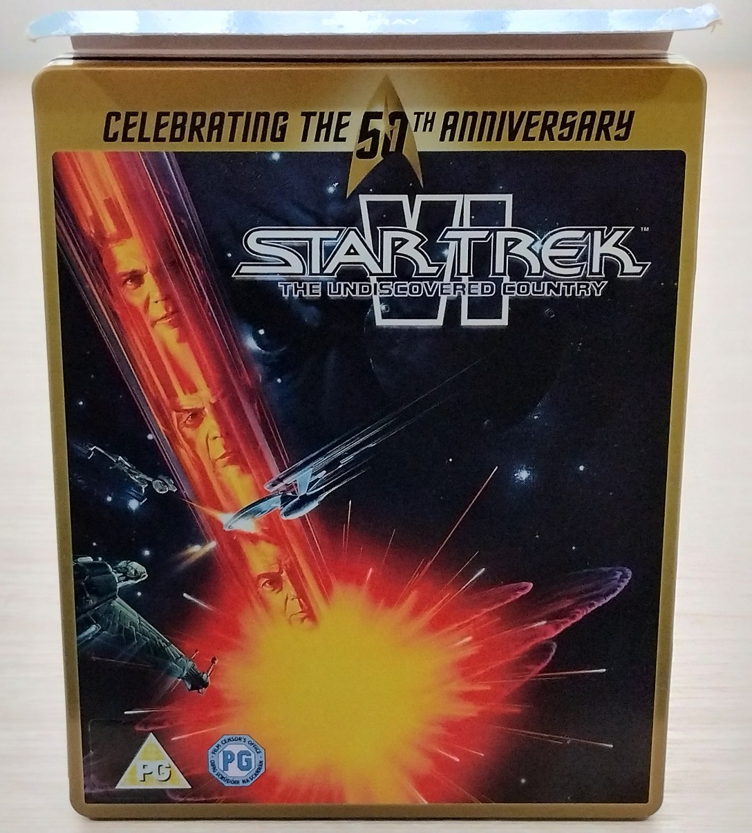 Star Trek 6 : The Undiscovered Country - 50th Anniversary Steelbook Blu-Ray VGC
