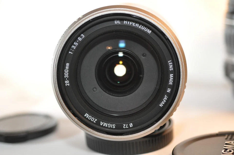 3 THREE Canon EF lenses ISSUES PARTS REPAIR 75-300mm EF-S 18-55mm Sigma 28-300mm - Image 4 of 4