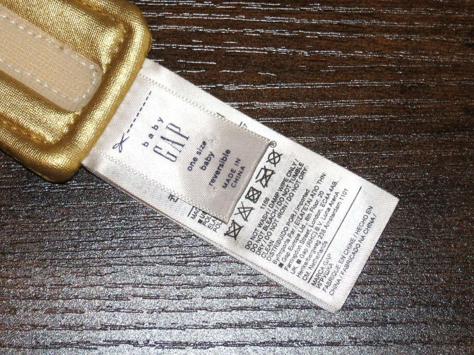 Baby Gap Dress Up Royal King Lujo Elegante Corona Dorado Suave Felpa Ajustable OS Foto 3 de 3