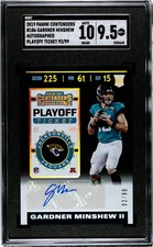 2019 Panini Contenders Gardner Minshew #186 SGC 9.5 Auto 10