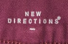 New Directions Women’s Burgundy Pull-On Skinny Pants Stretch Solid — photo 3