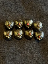 Vintage Kenner Star Wars ZUCKUSS 4-LOM 3.75" Figure HEAD LOT custom READ