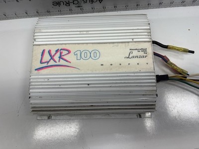 Lanzar LXR 100 MOSFET Car Audio Amplifier 2 Channel Stereo Mono Tested Works USA