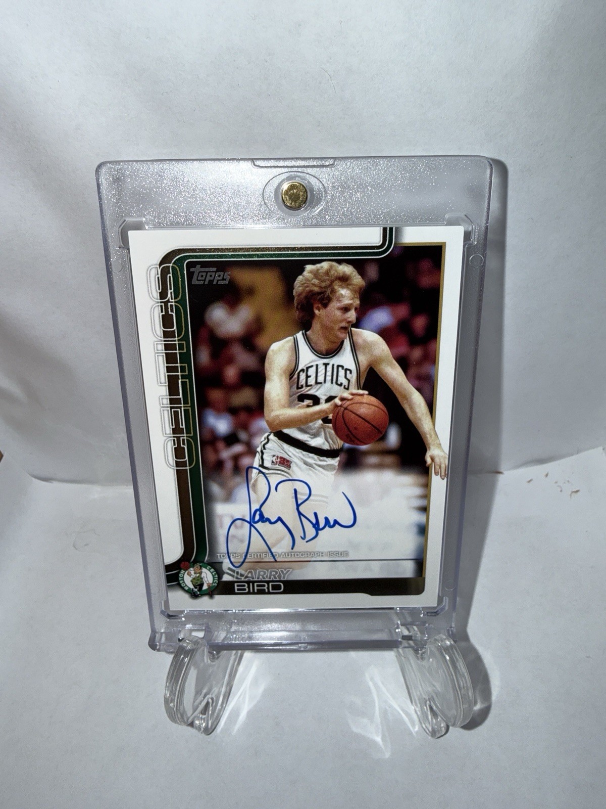 2025-26 Topps Flagship Real One Autographs Larry Bird #TFRA-LB