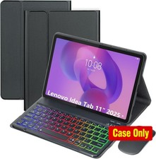 Case for Lenovo Idea Tab 11-inch, Rainbow Backlit Bluetooth Keyboard, Ultra-Thin