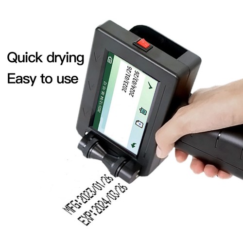 12,7 mm Tintenstrahldrucker 4,3 Zoll Bildschirm schnelltrocknend Tintenstrahldrucker für Barcode Datum - Bild 5 von 12