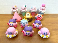 Kirby Anime Mascot Float Case Set 4 Pieces and Soft Vinyl Figures 9 Pieces