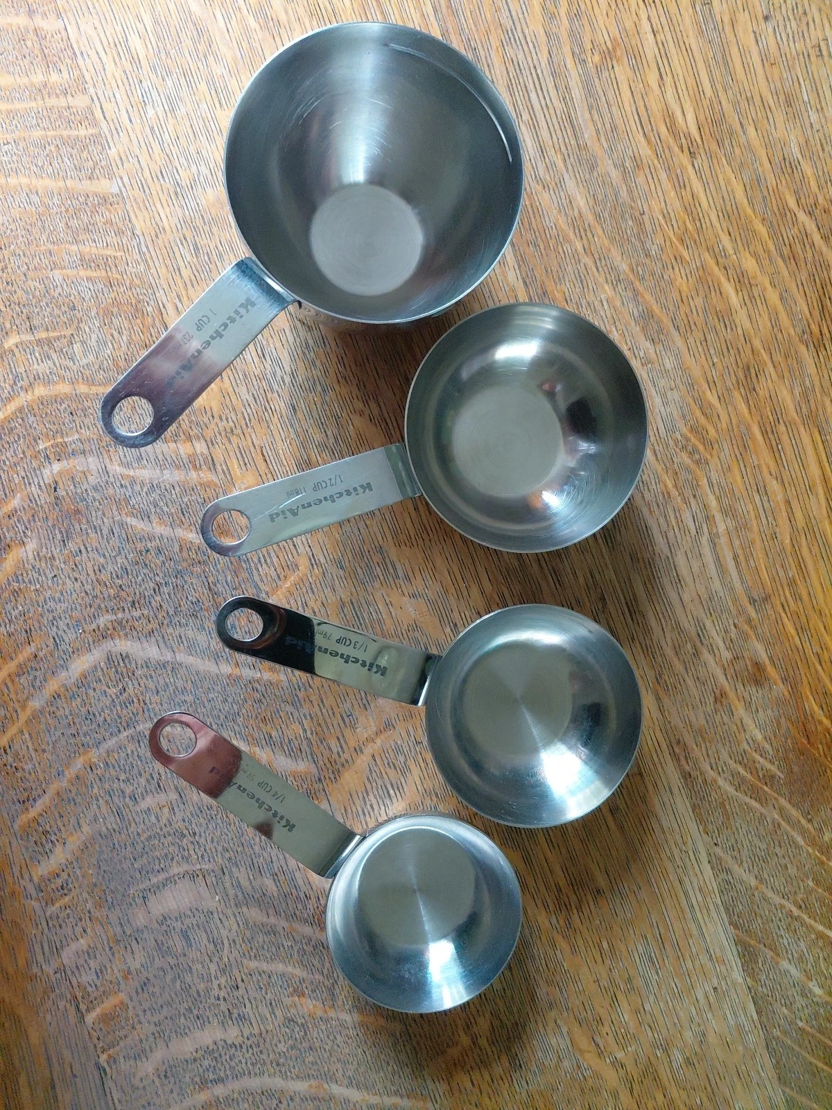 KitchenAid Professional measuring cups Stainless Steel set 4 metal Kitchen aid
Opens in a new window