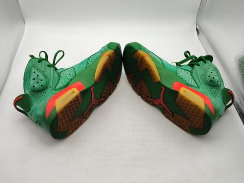 Nike-Air Jordan 6 Retro NRG Green Suede Gatorade-IF I COULD BE-Men Size 9.5-NICE - Picture 11 of 15