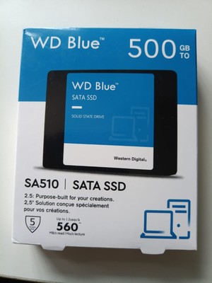 WD Blue 500GB SATA Interne SSD (WDS500G3B0A) Neu Originalverpackt