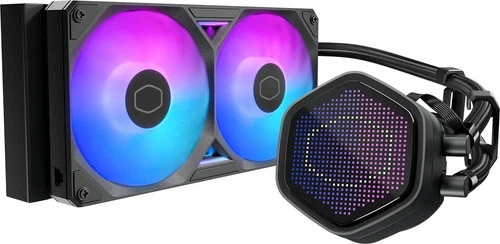 Cooler Master MasterLiquid 240 Atmos II Pixel LED, Wasserkühlung schwarz