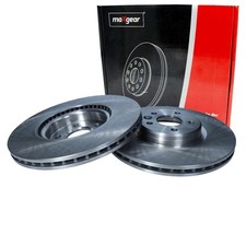 2x MAXGEAR BREMSSCHEIBEN 320mm BELÜFTET VORNE passend für FORD FOCUS VOLVO C70 S
