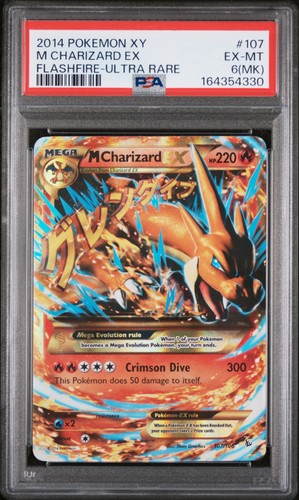 M Charizard-EX graded PSA 6 for sale on eBay