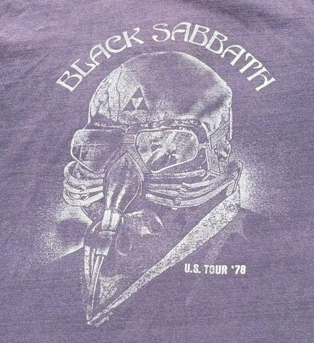 BLACK SABBATH T-SHIRT CONCERT TOUR ☆USA 1970s vintage concert t-shirt, vintage, single stitch, B+ condition