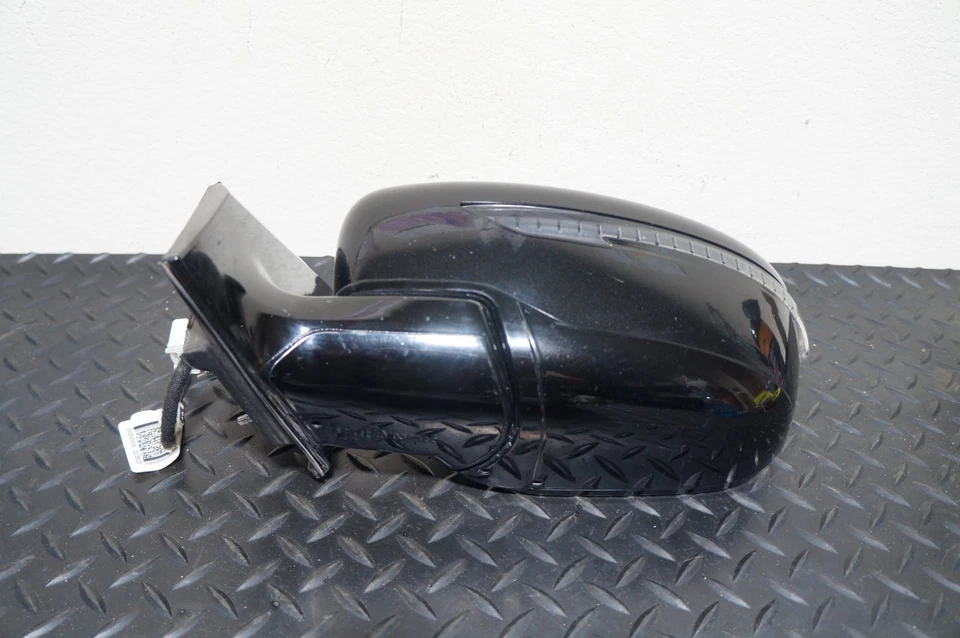 Espejo retrovisor lateral izquierdo del conductor Nissan Murano 2016-2022 OEM intermitente negro Foto 3 de 4