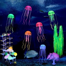 Künstliche Korallenornamente Leuchtende Aquariumdekorationen Sicheres