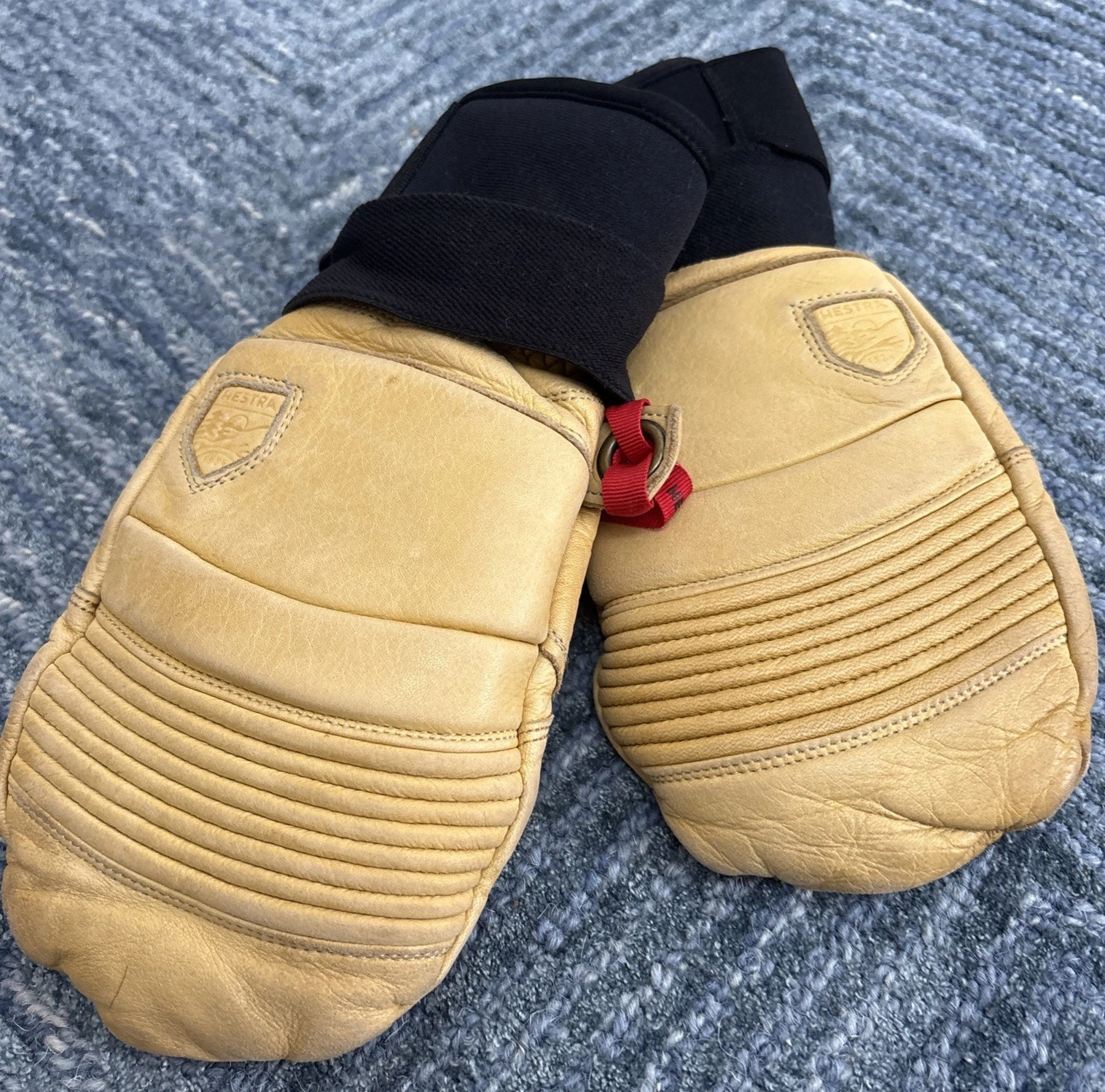🔥Hestra Full-Leather 3 Finger Glove Size 7🔥