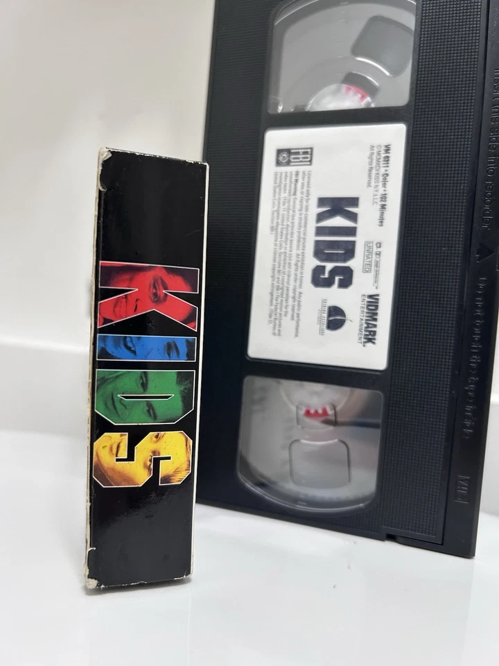 Kids VHS Tape, 1995 Larry Clark Cult Following Rare HTF OOP Banned Underground - Image 2 of 4
