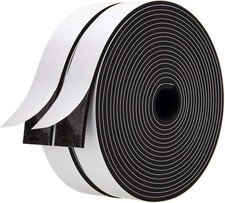 2 Rolls, 1 Inch Wide X 1/8 Inch Thick 33FT long High Density Foam Seal Tape