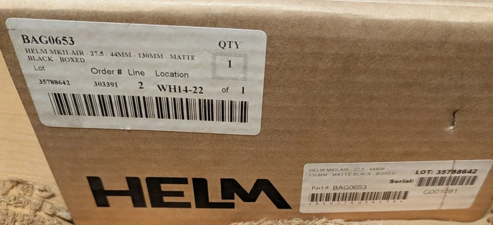 NUEVO Casco Cane Creek Mk2 Air 140 mm 27,5" 44 mm horquilla desplazada Foto 2 de 3