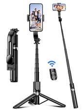 41'' Selfie Stick Tripod, Extendable Portable 4 in 1 Aluminum Phone Tripod wi...