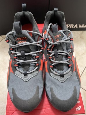 nike air max 270 react Gs-Size 7y- BQ0103 006- Grey/black/orange 