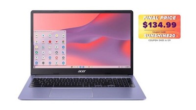 Acer 15.6''Chromebook 315 Laptop Intel Celeron N4500 4GB RAM 64GB SSD Refurbished