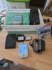HP IPAQ Pocket PC 4155 bundle W/batteries, Dock, Chargers - Tested, Orig Owner