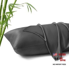 Pillow Cases Standard Size, Standard (20"x26" )-Pack of 2 05- Dark Grey