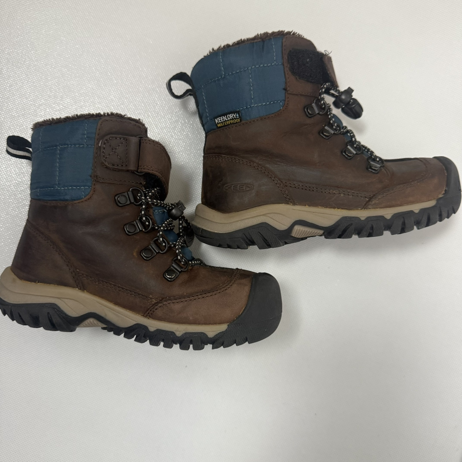 Keen Boots Bambini 10 Kanibou Impermeabili Invernali Escursioni Outdoor Secchi 200g Antiodore