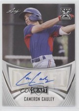 2021 Leaf Draft Base Auto Cameron Cauley #BA-CC2 Auto 0tw4