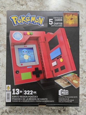 Pokémon Collectible Kanto Region Pokédex Set with 5 Lenticular Cards