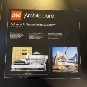 LEGO ARCHITECTURE Solomon R. Guggenheim Museum (21035) Brand New & Sealed