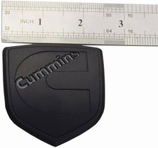 Emblem 3d Badge For For 3rd Gen 03-09 Front Grille Head Cummin Black