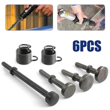 6Pcs Smoothing Pneumatic Air Hammer Bit Set 40Cr Steel Pneumatic Chisel Bits Kit