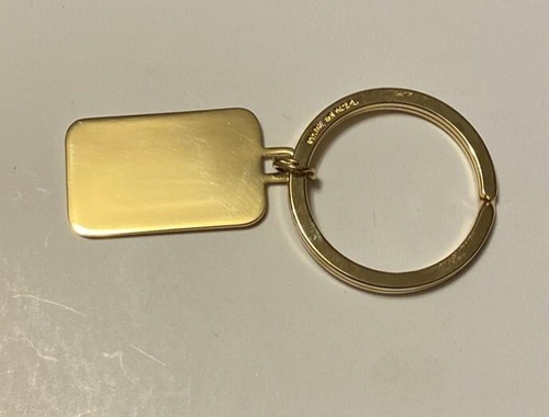 Colibri 18 Kt Gold Electroplate Keychain Made In USA New Old Stock - Picture 3 of 4