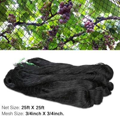 Heavy Duty 25' X 100' w/3/4'' SMALLER HOLES Netting Garden Bird  Aviary FAST SHIP