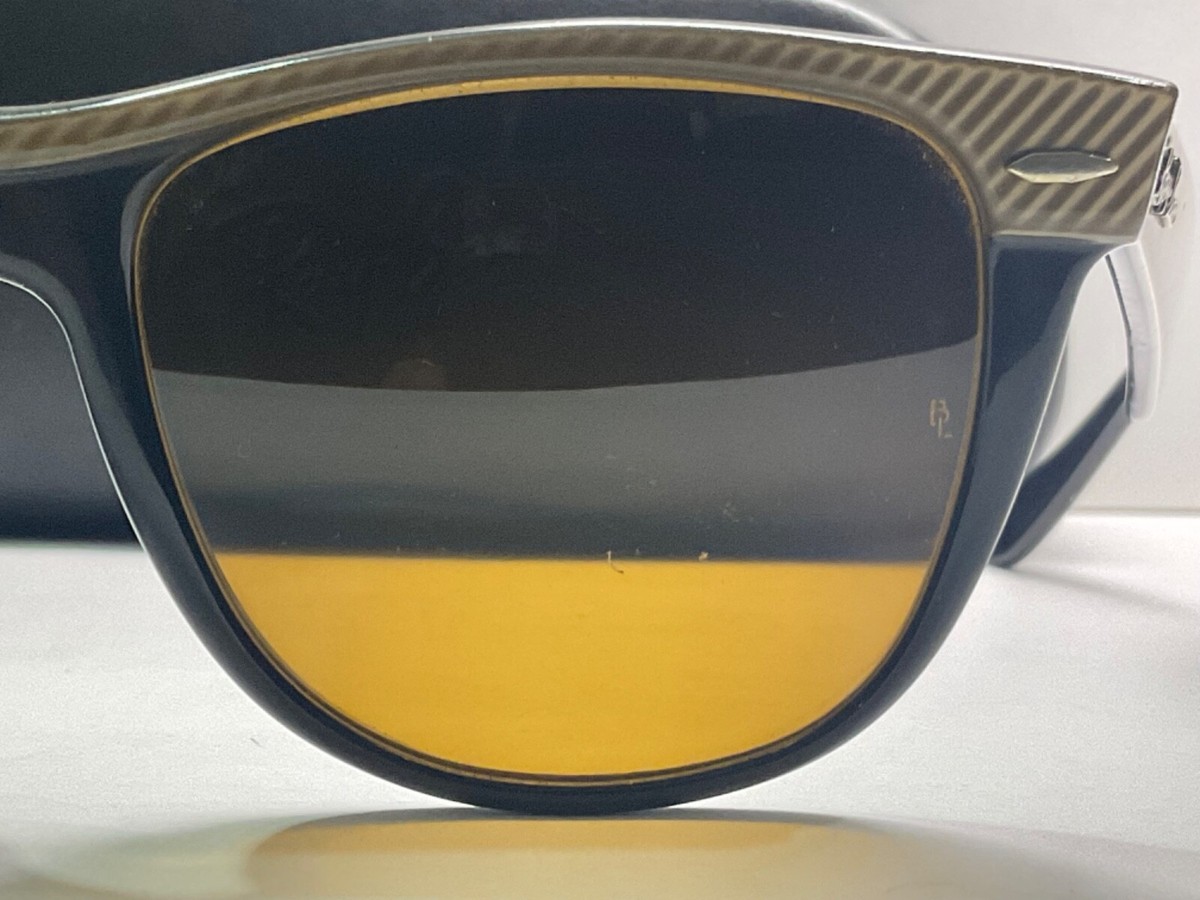 Vintage Bausch & Lomb Ray-Ban Wayfarer II Black Gold