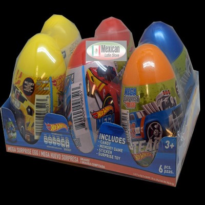 huevo sorpresa hot wheels