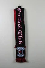 Razzia Futbol Club Knit Scarf Ruffneck Scarves Soccer Red Black White