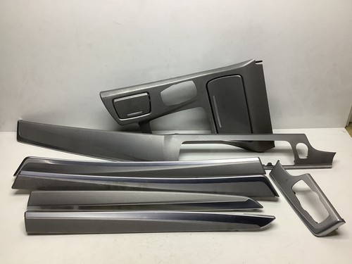 BMW 5 SERIES F10 F11 M SPORT DASH HEX SILVER INTERIOR TRIM DECOR AUTOMATIC